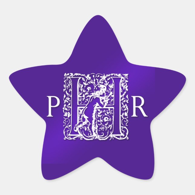 purple star prh star sticker (Front)