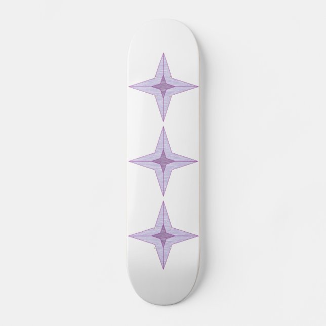 Purple Star Skateboard (Front)