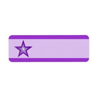 Purple Star stripe small pale purple plain