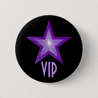 Purple Star 'VIP' button black