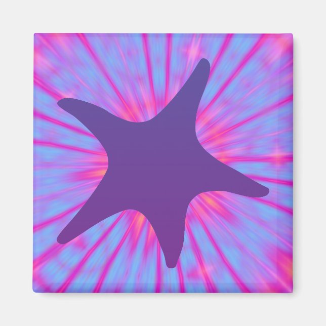 Purple Starfish Magnet (Front)