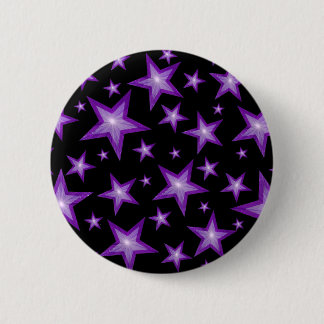 Purple Stars button black
