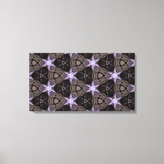 Purple Stars Canvas Print (Front)