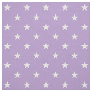 Purple Stars Fabric