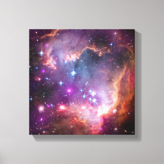 Purple Stars Galaxy Space Astronomy Canvas Print