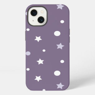 Purple Stars iPhone 13 Case