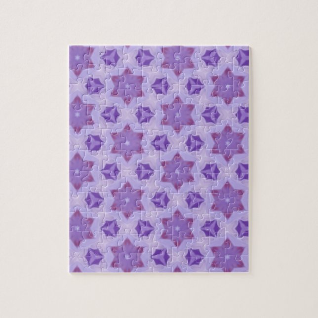 Purple Stars Jigsaw Puzzle (Vertical)