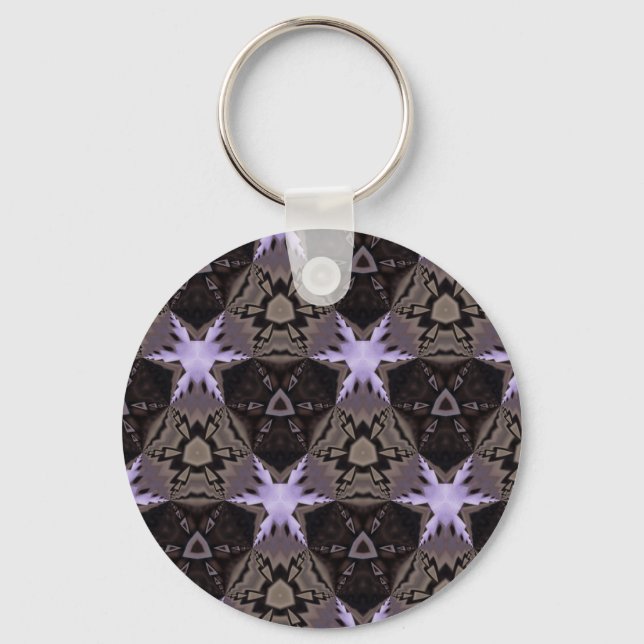 Purple Stars Key Ring (Front)