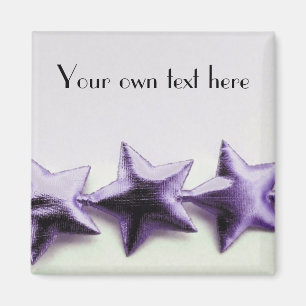 Purple Stars Magnet