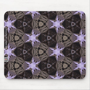 Purple Stars Mouse Pad