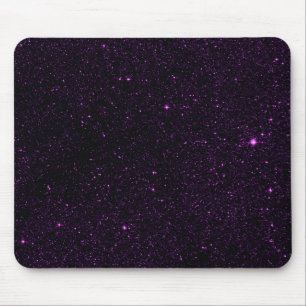 Purple Stars Mouse Pad
