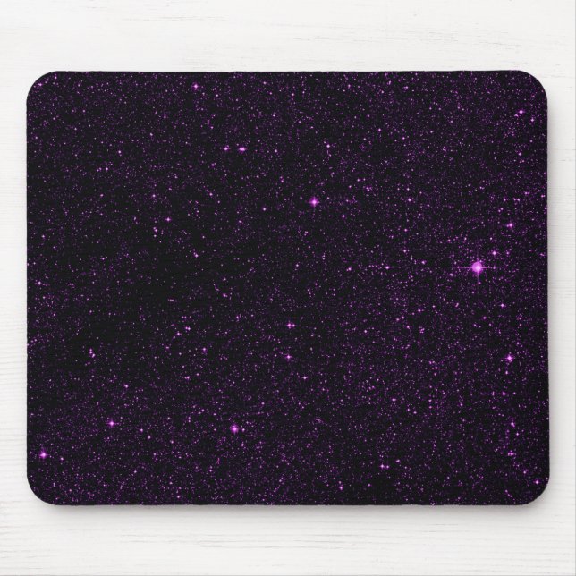 Purple Stars Mouse Pad (Front)