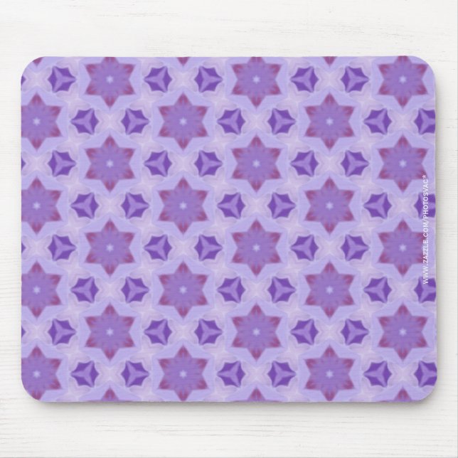 Purple Stars Mouse Pad (Front)