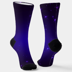 Purple Stars Socks