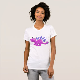 Purple Stegosaurus T-Shirt