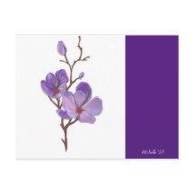 Purple Stem Postcard