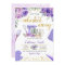 Purple Stock the Kitchen Bridal Shower Invitation