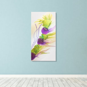 Purple Strikes 16” x 32” Canvas Print