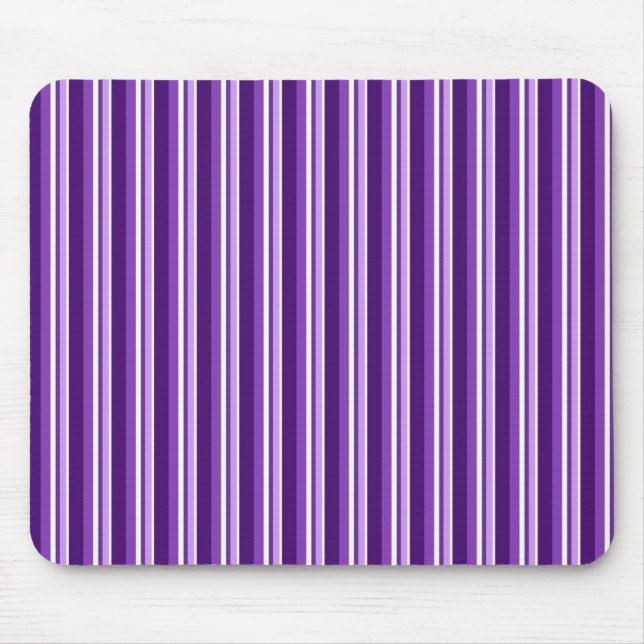 Purple Stripe Mouse Pad (Front)