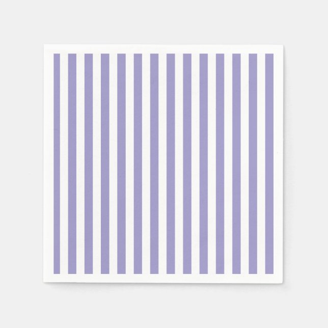 Purple Stripe Preppy  Napkin (Front)