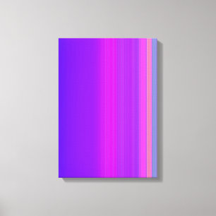 Purple striped canvas print