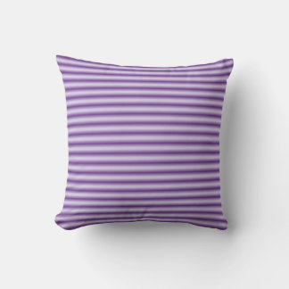 Purple Striped Pillow