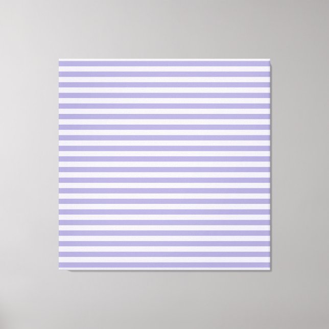 Purple Stripes Canvas Print (Front)