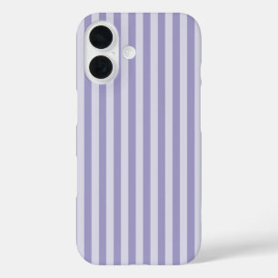 Purple Stripes iPhone 16 Case