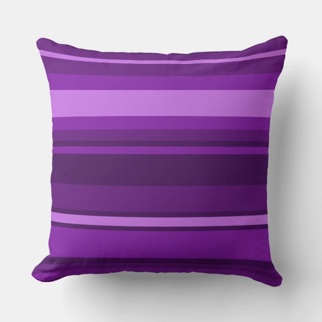Purple stripes cushion (Front)