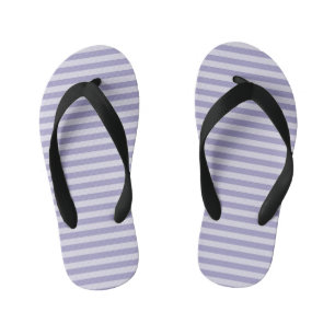 Purple Stripes Kid's Jandals