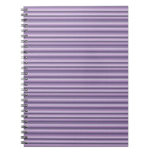 Purple stripes notebook