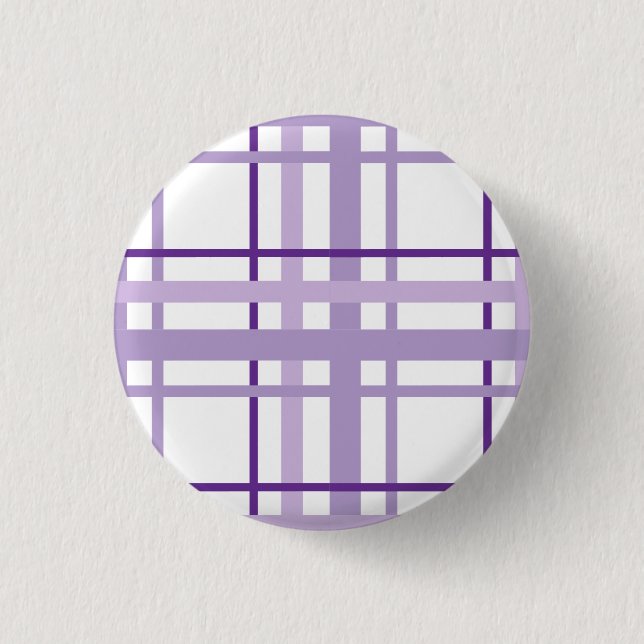 Purple Stripes Pattern  3 Cm Round Badge (Front)
