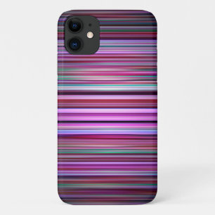 Purple stripes pattern Case-Mate iPhone case