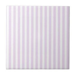 Purple Stripes Pattern Minimal Modern Spring Tile