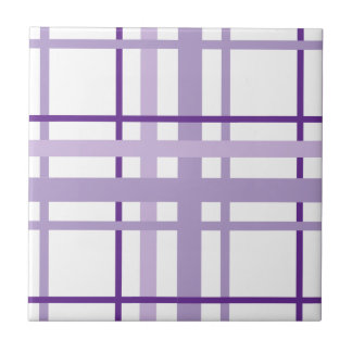 Purple Stripes Pattern  Tile