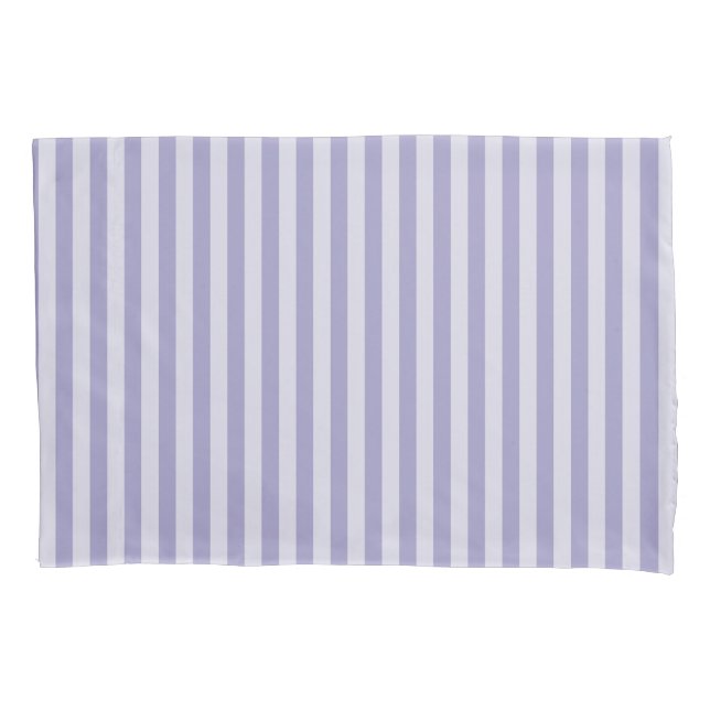 Purple Stripes Pillowcase (Front-Left)