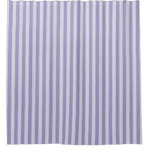 Purple Stripes Shower Curtain