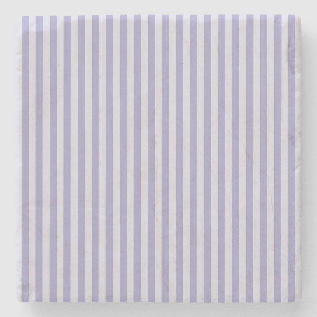 Purple Stripes Stone Coaster (Front)