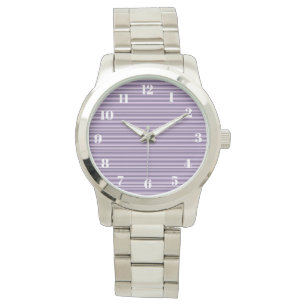 Purple stripes watch