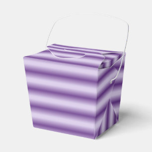 Purple Stripped Take Out Box