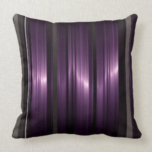 Purple strips cushion