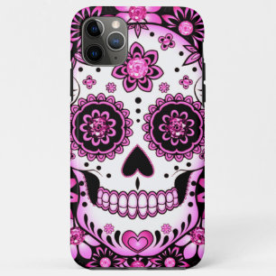 Purple Sugar Skull Case-Mate iPhone Case