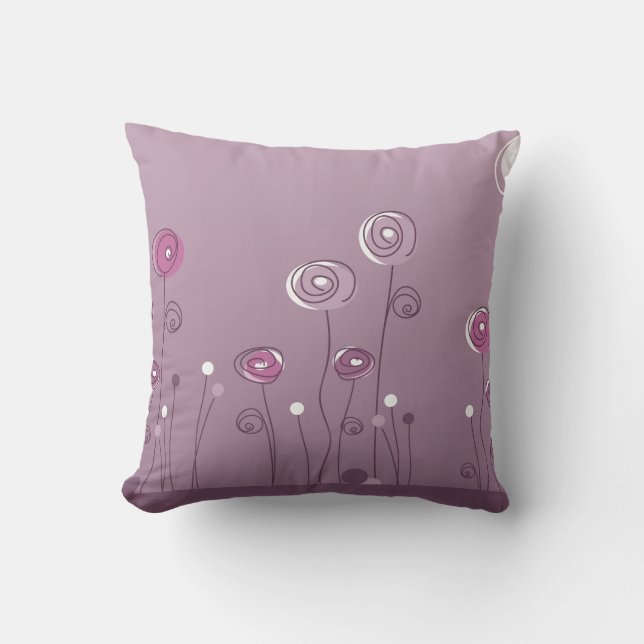 Purple Summer Pillow (Front)