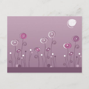 Purple Summer Postcard
