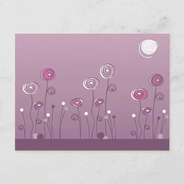 Purple Summer Postcard (Front)