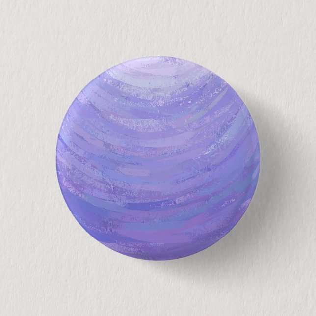 Purple Sun 3 Cm Round Badge (Front)