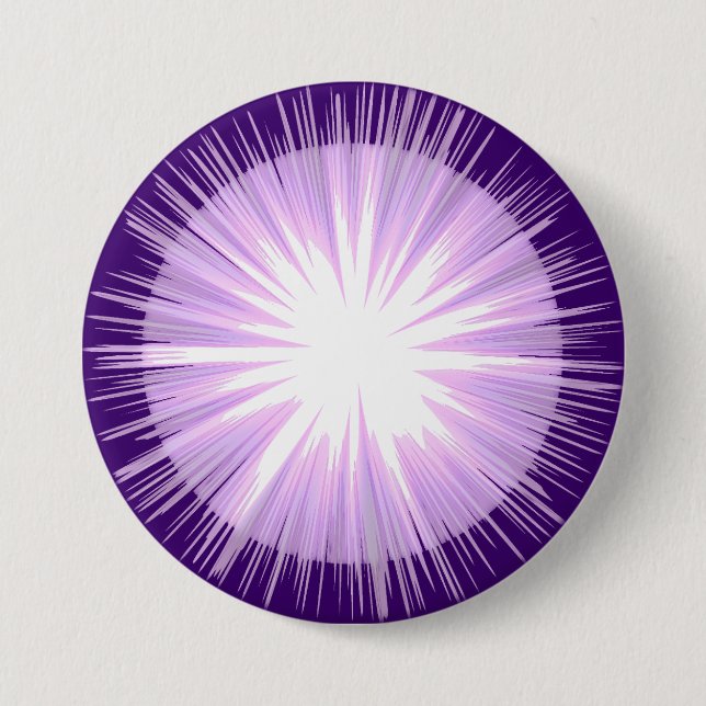 Purple Sun Fairy 7.5 Cm Round Badge (Front)