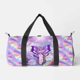 Purple Sun Fairy Duffle Bag