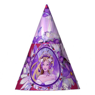 Purple Sun Fairy Party Hat