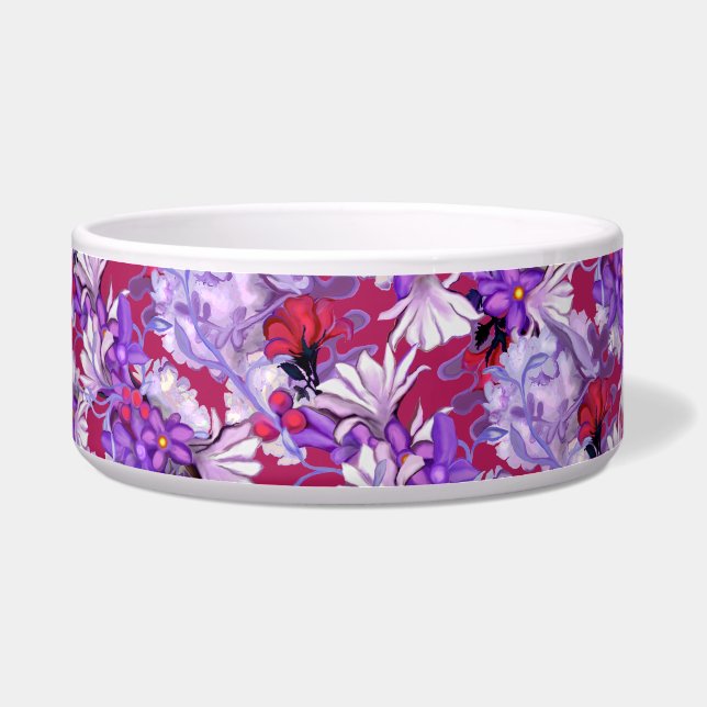 Purple Sun Fairy pet collar (Front)